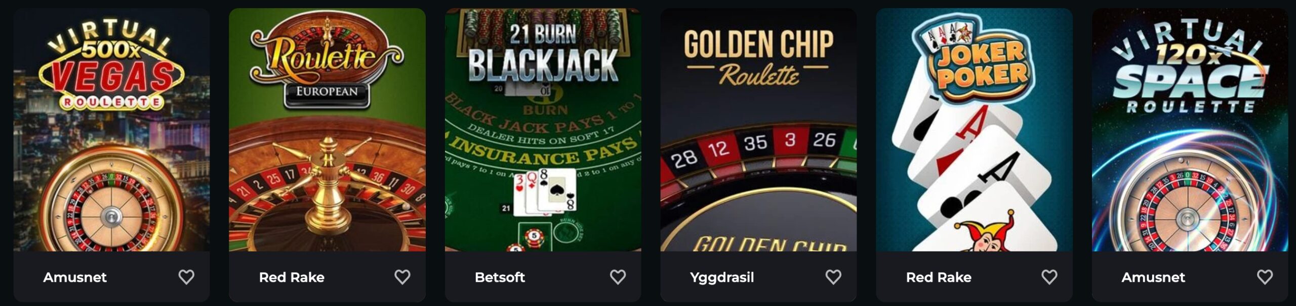 Προεπισκόπηση επιτραπέζιων παιχνιδιών Boomerang Casino 